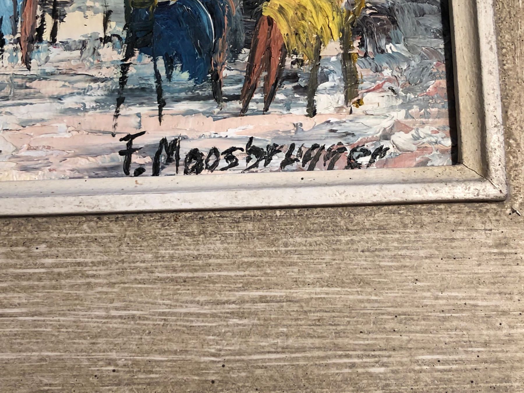 Dipinti: Tolles Bild von F. Moosbrugger – Usato da Röschenz venduto da Tashroal 1