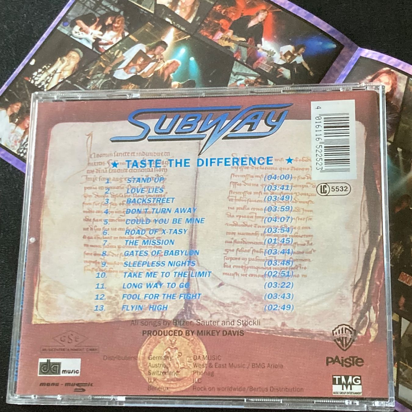 CD: Subway - Taste The Difference – Usato da Bern venduto da Ntsamina 1
