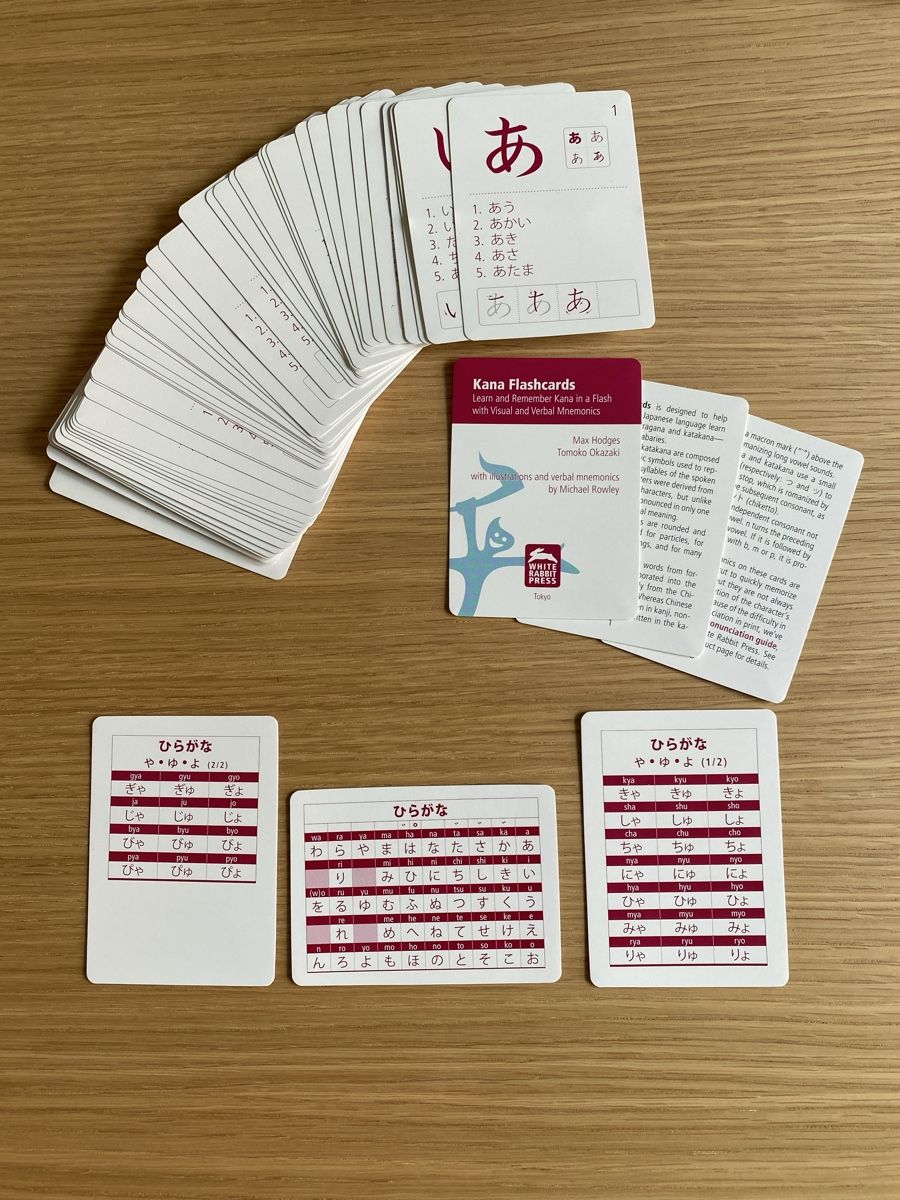 Bücher: Japanese Kana Flashcards by White Rabbit Press – Gebraucht aus Zürich von cobuergi 3