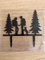 NEUER Torten Topper Wanderer & Hund Hochzeitstorte - 220587