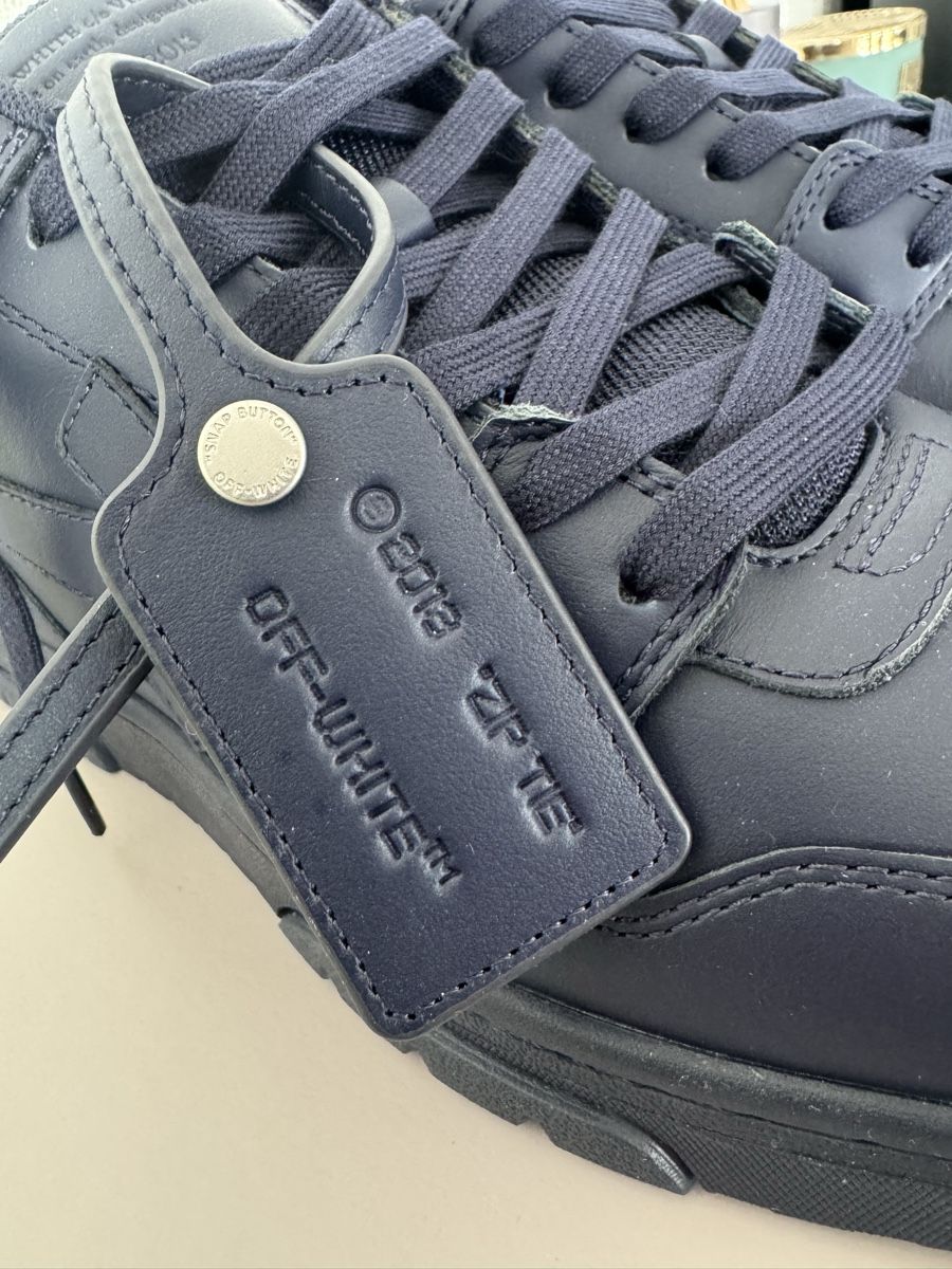Off-White Scarpe da uomo: Off-White Sneaker in blue leather, size 43, brand new – Nuovo (secondo la descrizione) da Dübendorf venduto da fra_h2bp 5