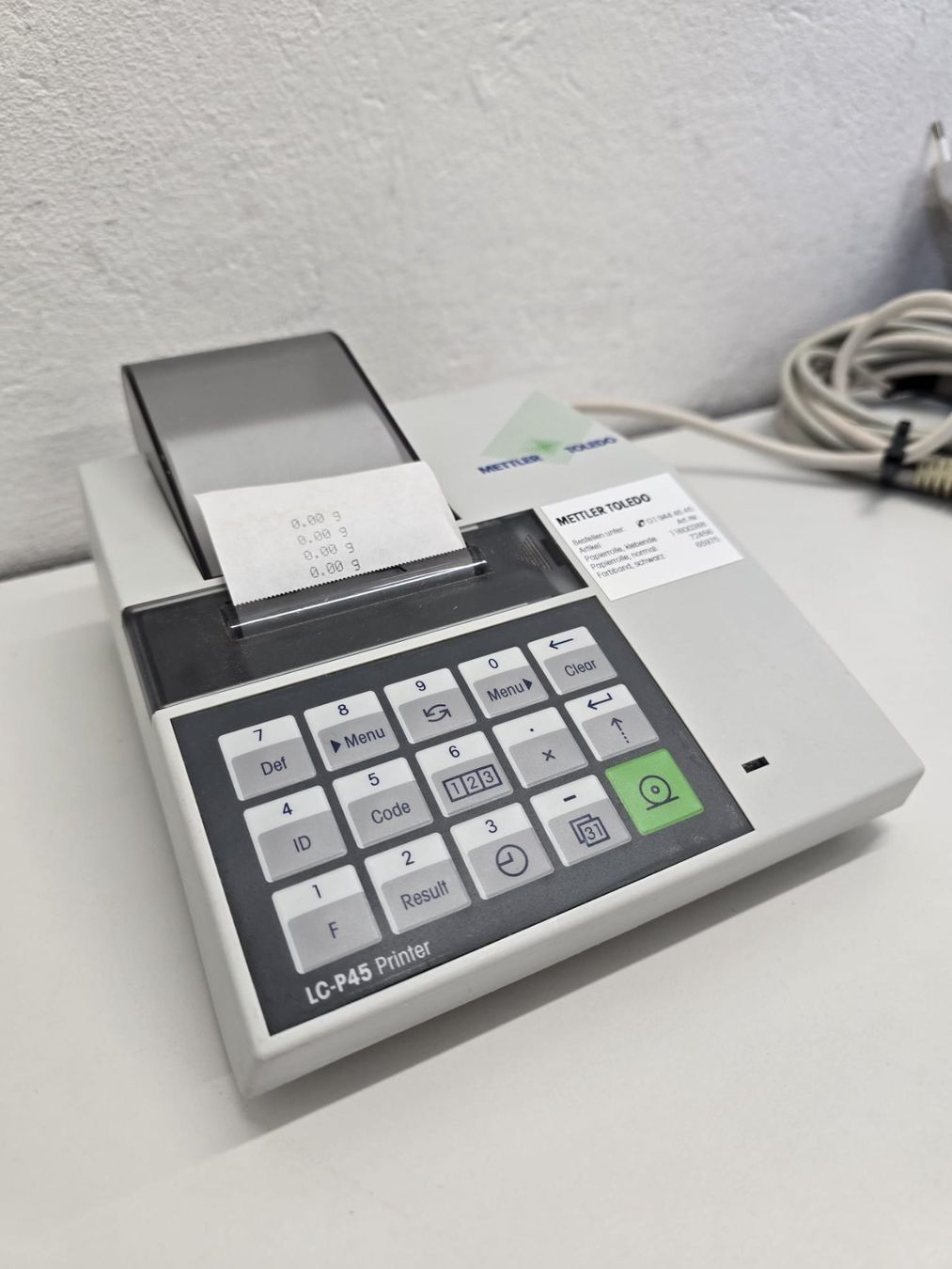 Stampanti: Mettler Toledo LC-P45 printer – Usato da Niederdorf venduto da LeptonAG_Labor 2