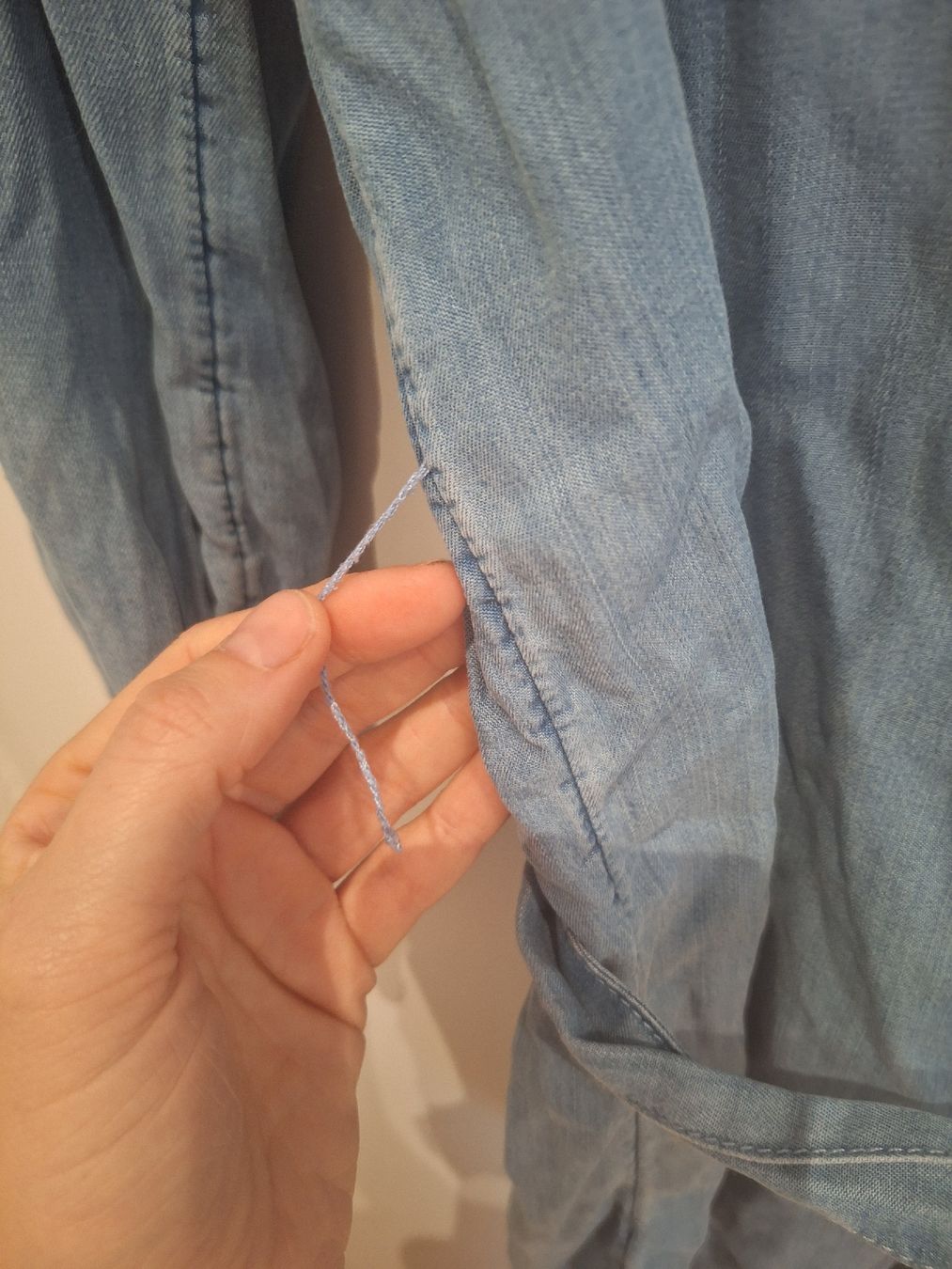 C&A Vestiti: Jeanskleid C&A hellblau mit Bindegürteö – Usato da Wangen an der Aare venduto da jan_2zxv 2