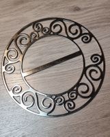 2 Deko-Ringe, Metall, Gardinenraffer, Vorhangraffer, Spange
