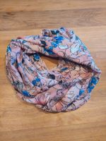 Loop Schal mit Blumenmuster, neuwertig