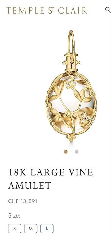 Ciondoli: Temple St. Claire Amulet 18K Large – Usato da Unterägeri venduto da mar_96hk 1