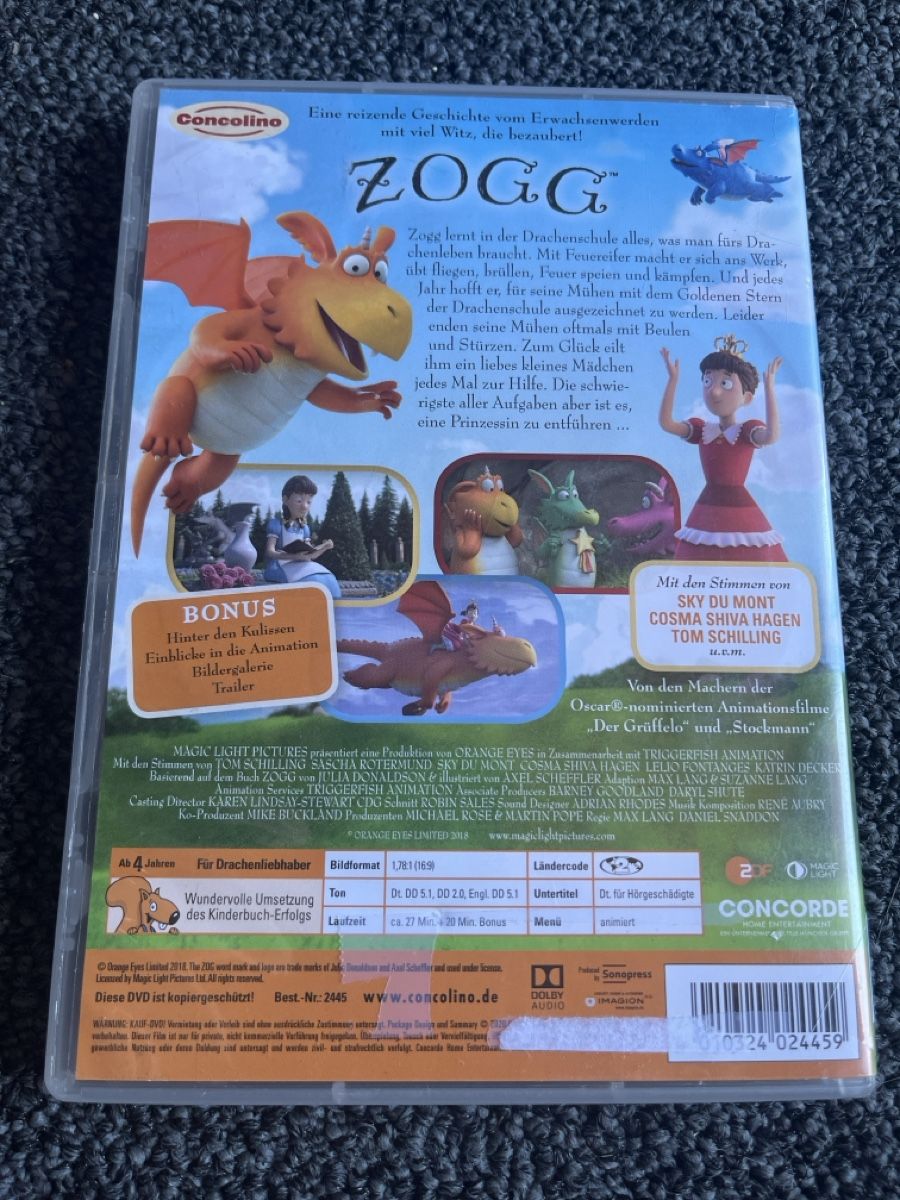 Tutti i DVDs: ZOGG DVD (21737) – Usato da Ruswil venduto da jan_bxl5 1