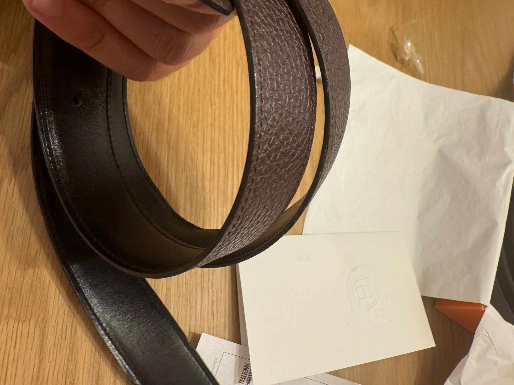 Fibbie per cinture: Hermès Wendegürtel - Full Set mit Quittung – Usato da Spreitenbach venduto da vancosta 2