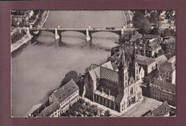 BASEL - Fliegeraufnahme - 1948