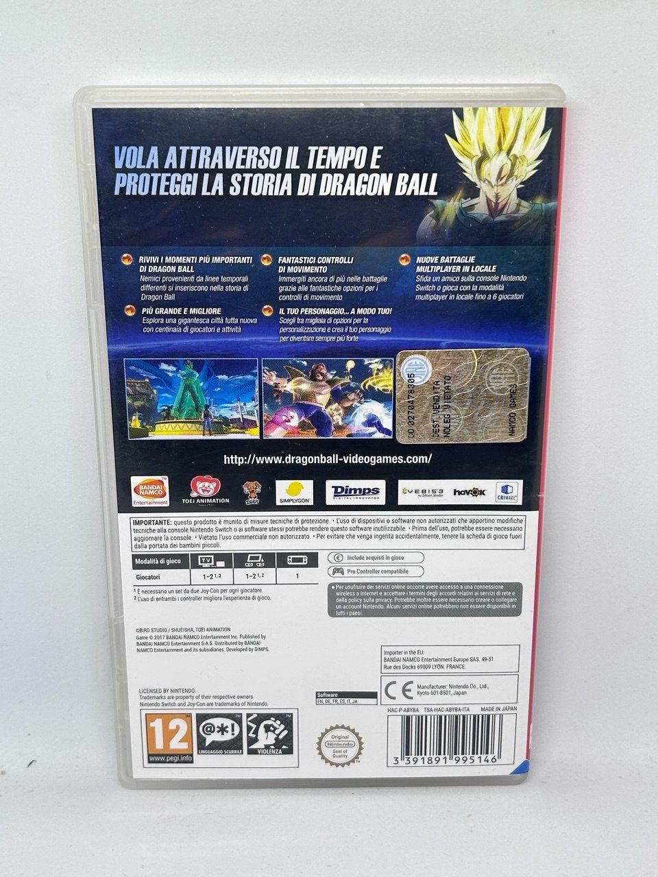 Nintendo Giochi: Dragon Ball Xenoverse 2 per Nintendo Switch – Usato da Giubiasco venduto da LorisVale 1