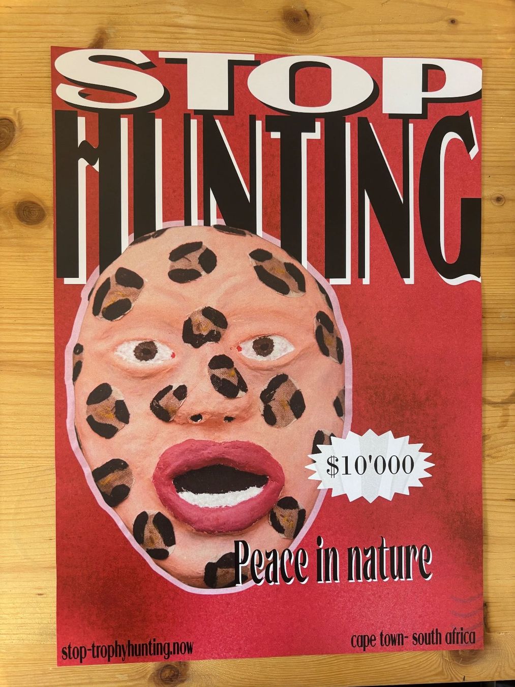 Foto & Immagini: Retro Plakat/Poster - STOP HUNTING (Leopard) – Nuovo (secondo la descrizione) da Worb venduto da maco_arts 1