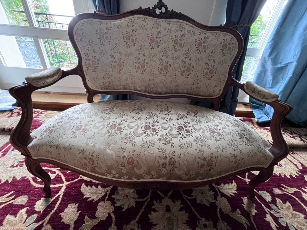 Poltrone: Bel ensemble de salon XIX style Louis XV – Usato da Pully venduto da Artemisya 6