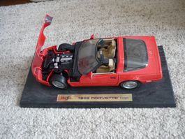 Deko Vintage Auto Model - Maisto 1996 Corvette coupe