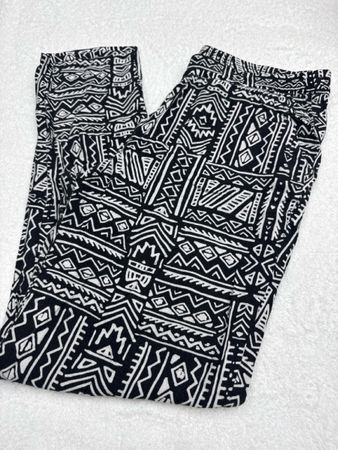 Pantalon léger d'été H&M Divided, taille 36, motifs ethnique