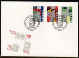 1993, FDC, Sonerpostmarken II (Nr. 842–844)