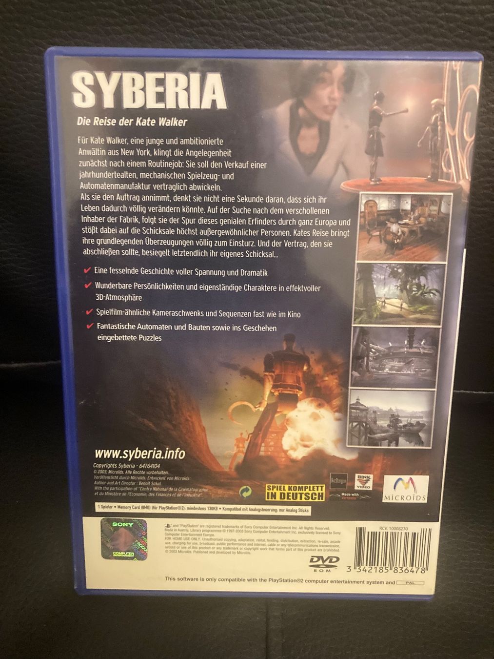 Sony Giochi: PlayStation 2 Spiel Syberia  Mint!! – Nuovo (secondo la descrizione) da Bern venduto da TotheMoonnn 1