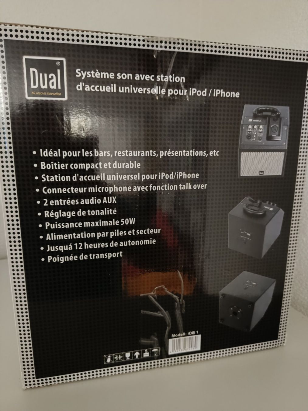 Dual Casse acustiche: Dual iDB 1 Soundsystem mit Head-Set Microphon – Usato da Bennwil venduto da Smileandwin1 3