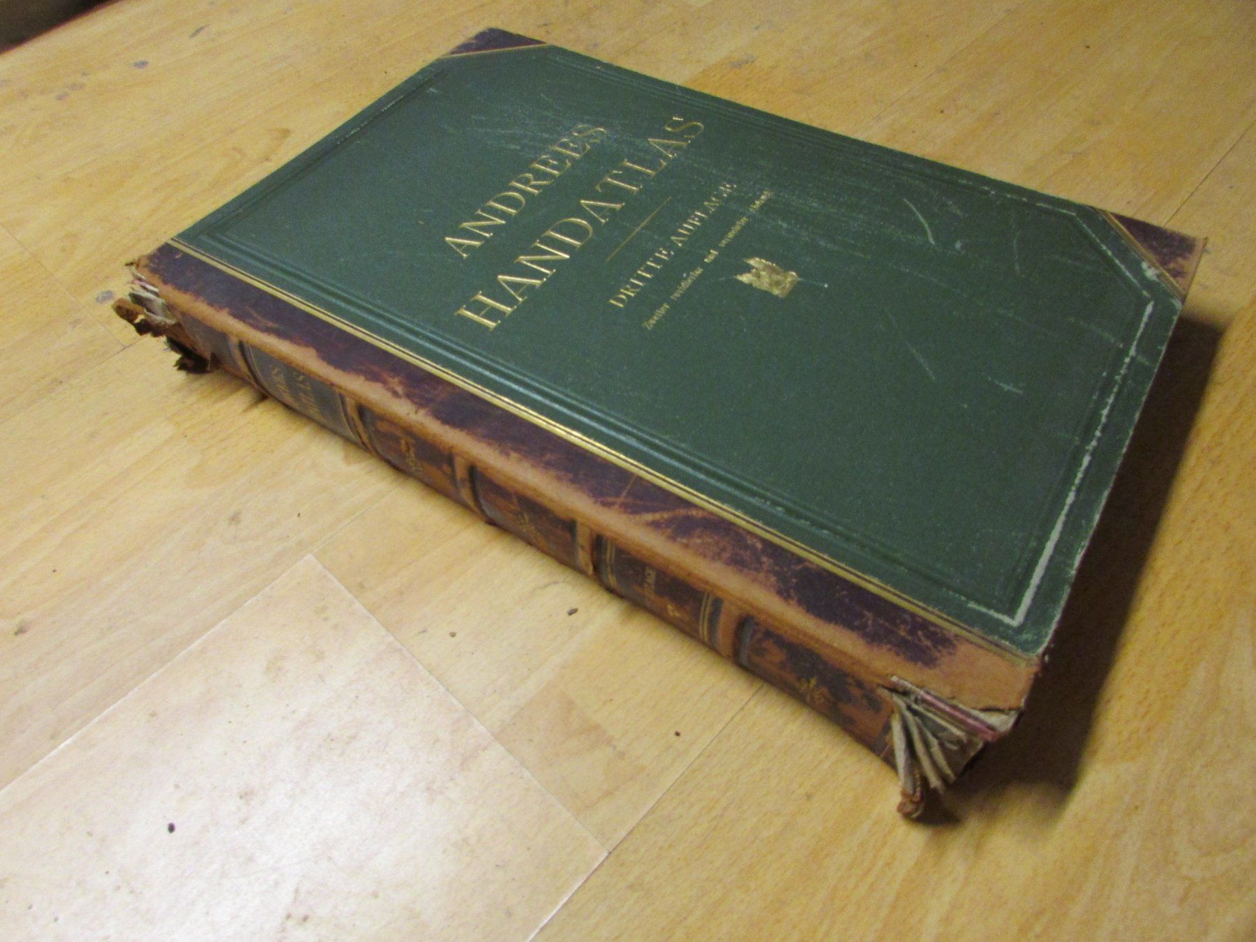 Bücher: Andrees Allgemeiner Handatlas Dritte Auflage 1896 – Gebraucht aus Muttenz von timedesign 2