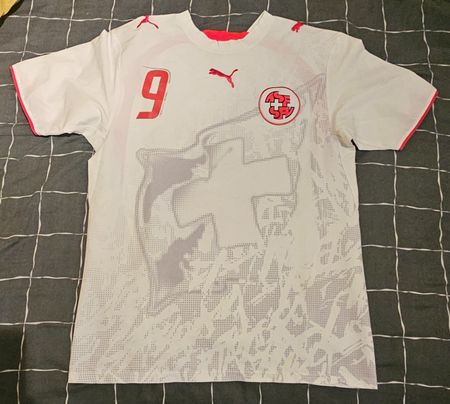 Nati Schweiz Fussballtrikot / Maillot football Suisse Frei