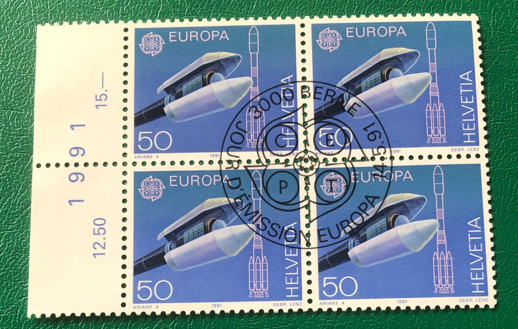Tutti i francobolli: 4 er Block Nr. 812 mit ETStempel Bern – Usato da Aarau venduto da Billa007
