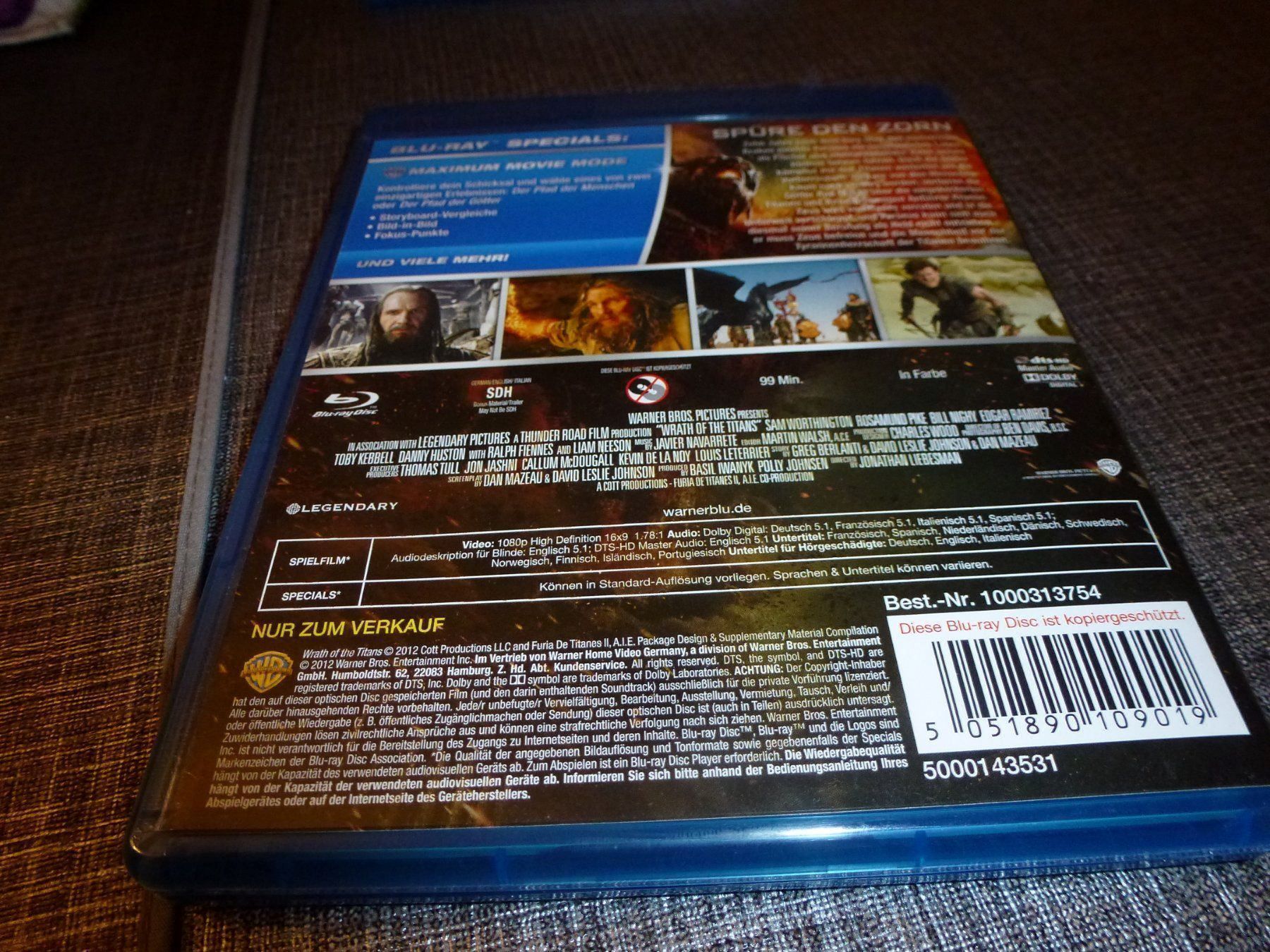 Tutti i DVDs: Zorn der Titanen BLU-RAY – Usato da Olten venduto da Disc-Verkauf 2