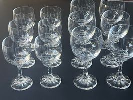 Villeroy & Boch Bleikristall, 12 Weingläser, signiert
