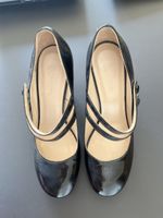 Navyboot, Lackleder, schwarz, Gr. 36