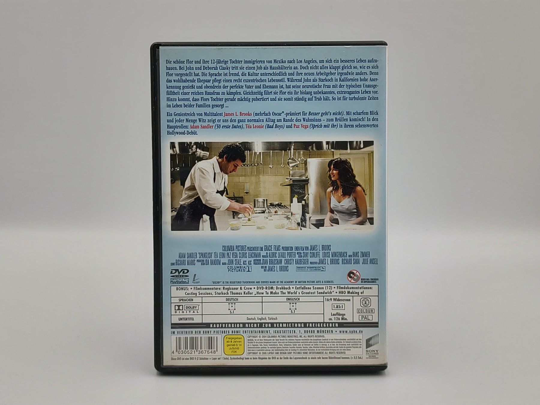 Alle DVDs: SPANGLISH - Versand nur CHF 2.50! – Gebraucht aus Siblingen von goodprice24 1