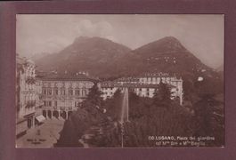 LUGANO - Piazza del giardino - 1929