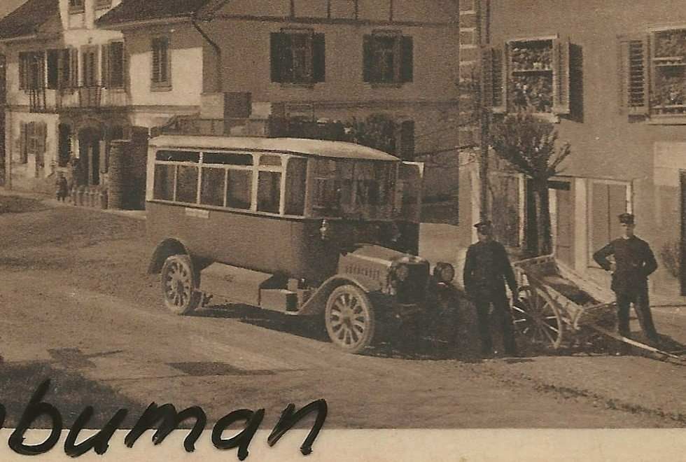 Cartoline postali: Rain LU Sandblatte Oldtimer Post Auto  Rothenburg - Münster – Nuovo (secondo la descrizione) da Ennetmoos venduto da Ambuman