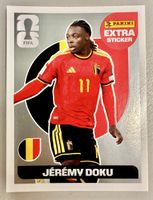 (SILBER) Jeremy Doku 🥈Panini Extra Sticker 2026 🏆