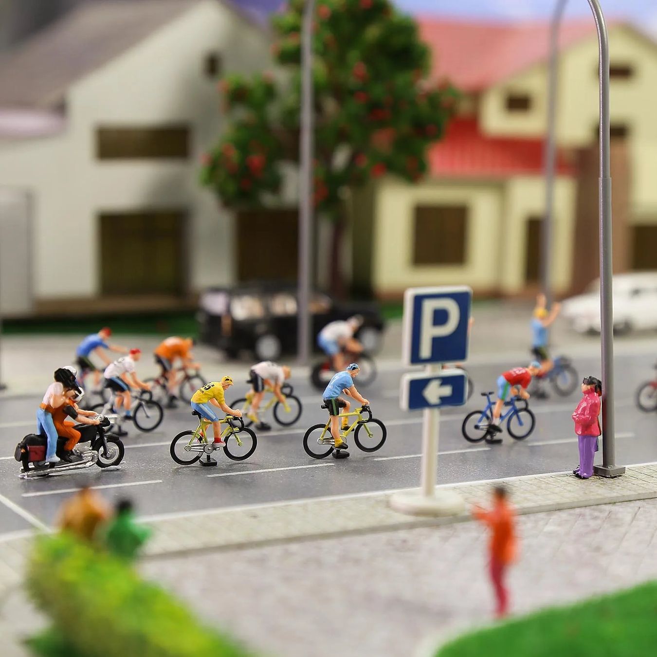 Modellini di ferrovie: RADFAHRER SET - VELOFAHRER MODELLBAU - MODELL EISENBAHN H0 – Nuovo e nell'imballaggio originale da Kriens venduto da swissgadget 3