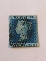 Two Pence Blue 1841, Platte 3 