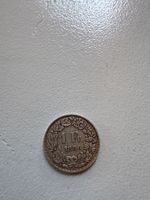1 Franken 1886 Silber Münze Helvetia guter Zustand