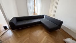Canapé Freistil 185 by Rolf Benz, gris, 2 modules