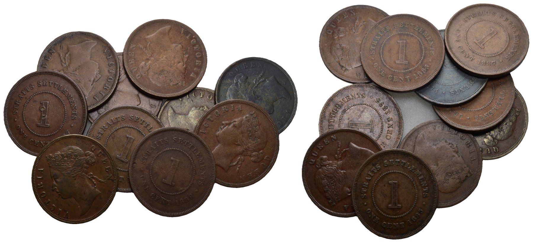 Alle Münzen: Straits Settlements Lot – Gebraucht aus Bern von numismatictops
