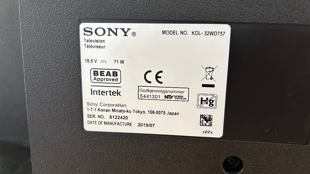 Televisori: TV Sony 32" – Usato da Rivaz venduto da Agnaf 1