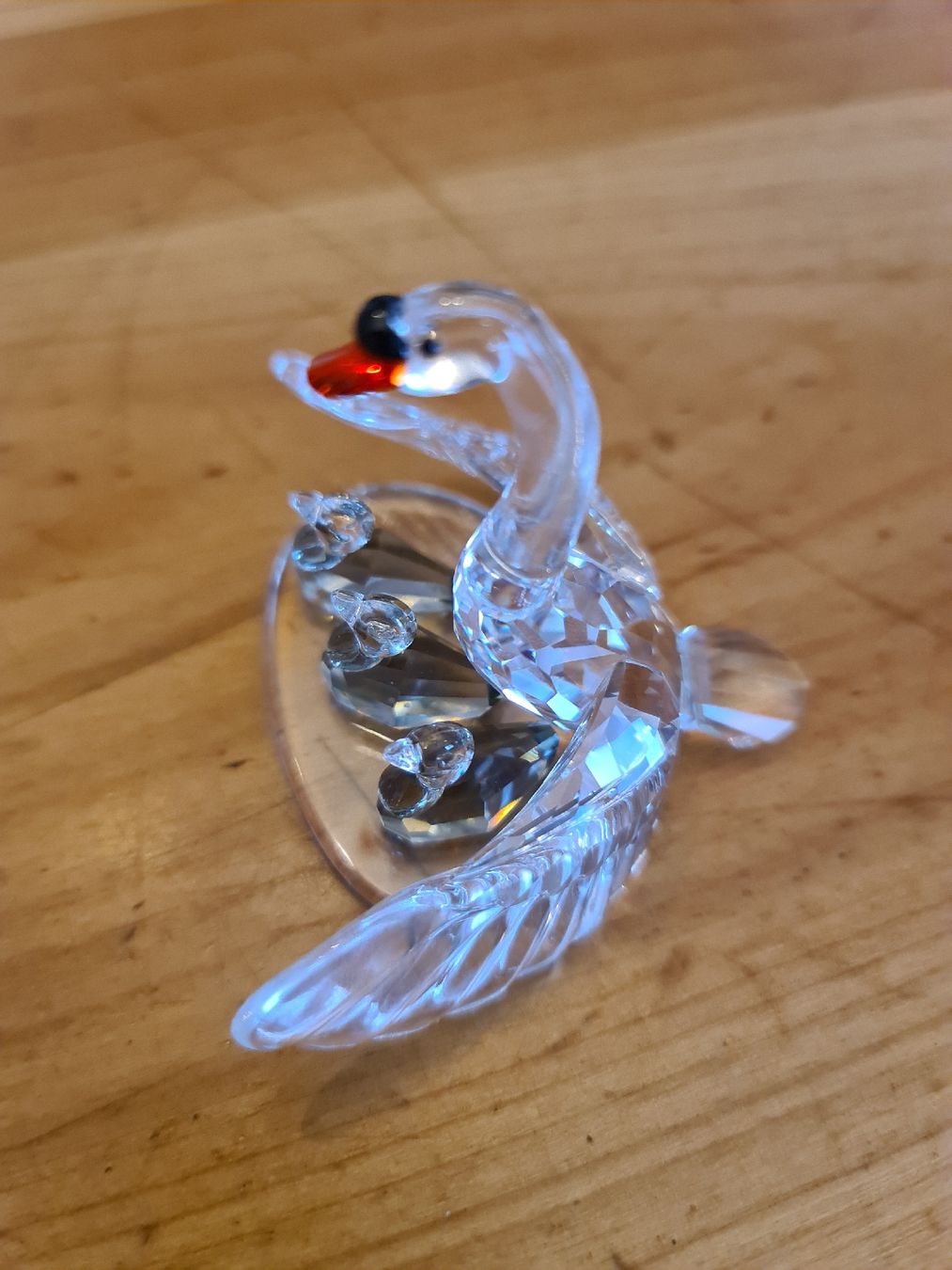 Swarovski Statuette: Swarovski Figur Schwan mit Familie – Usato da henau venduto da Rockj 1