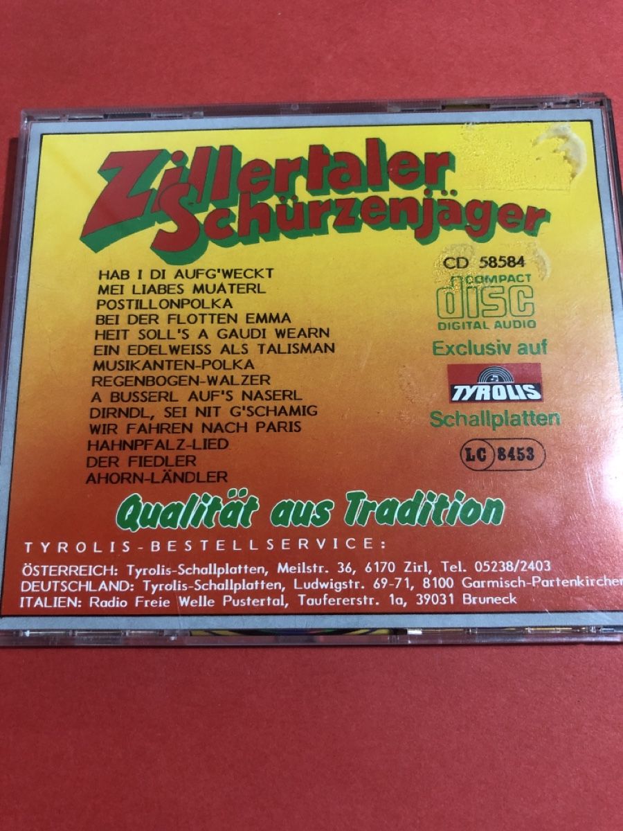 CD: Zillertaler Schürzenjäger CD – Usato da Flaach venduto da rubo7 2