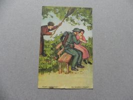 CH Humor Motiv Karte Miltär ca. 1925 Jos Schönenberger Nr.43