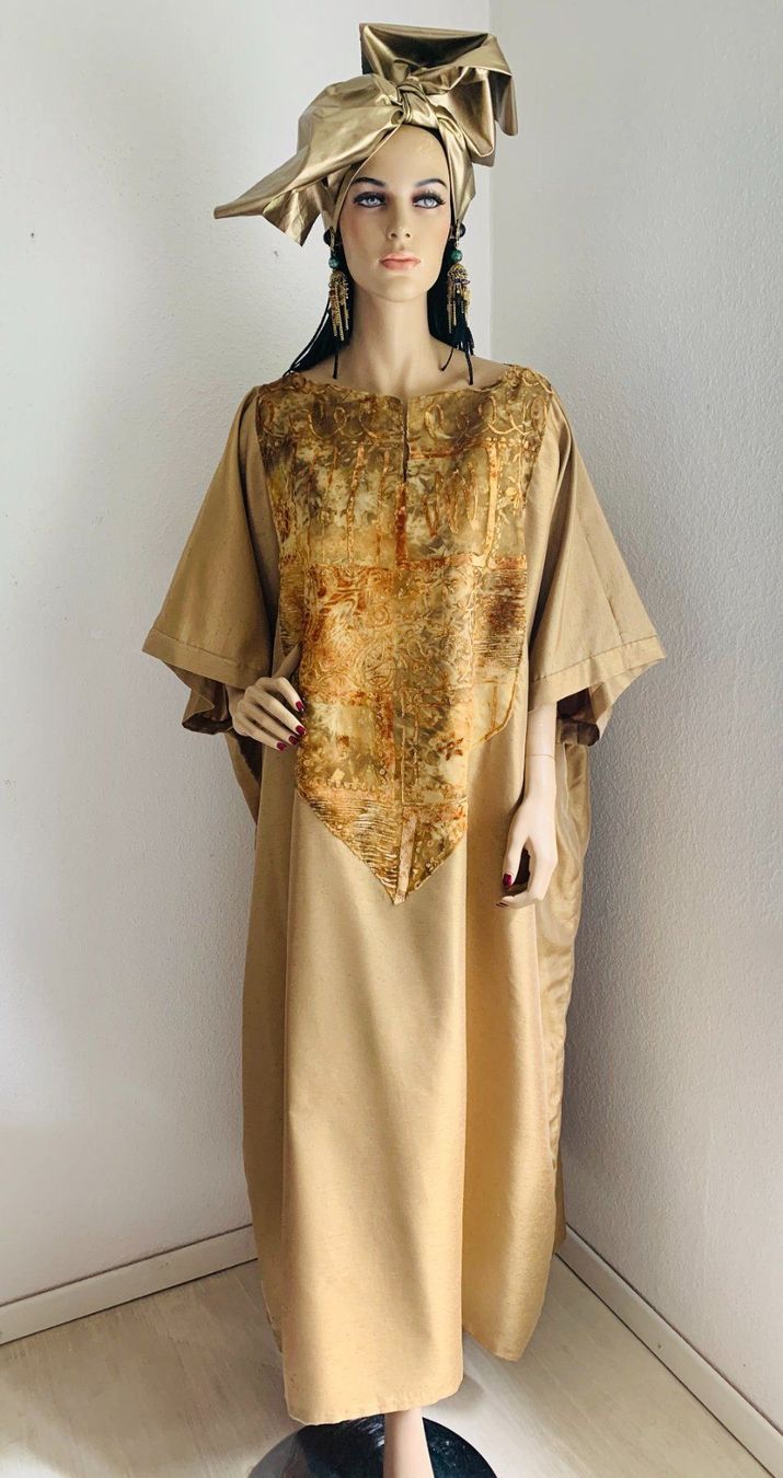 Vestiti: Afrikanisches Gewand mit Turban – Usato da Kloten venduto da Nephty 1