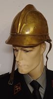 Feuerwehrhelm Schweiz Antik - Messing