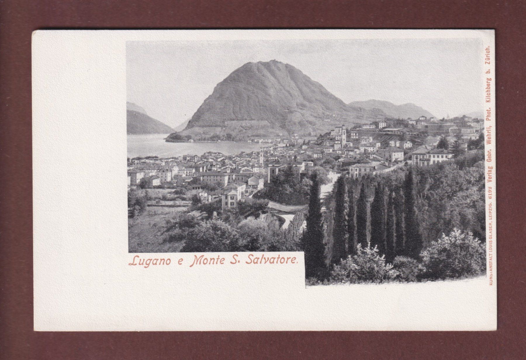 Cartoline postali: LUGANO e San Salvatore – Usato da Pully venduto da nicecards-shop