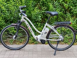 Flyer E-Bike silver electric bicycle like new condition