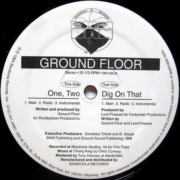 Dischi in vinile: Ground Floor – One, Two / Dig On That – Usato da Nidau venduto da ybm 1