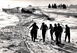 Ebnat-Kappel. Skigelände Tanzboden-Abfahr