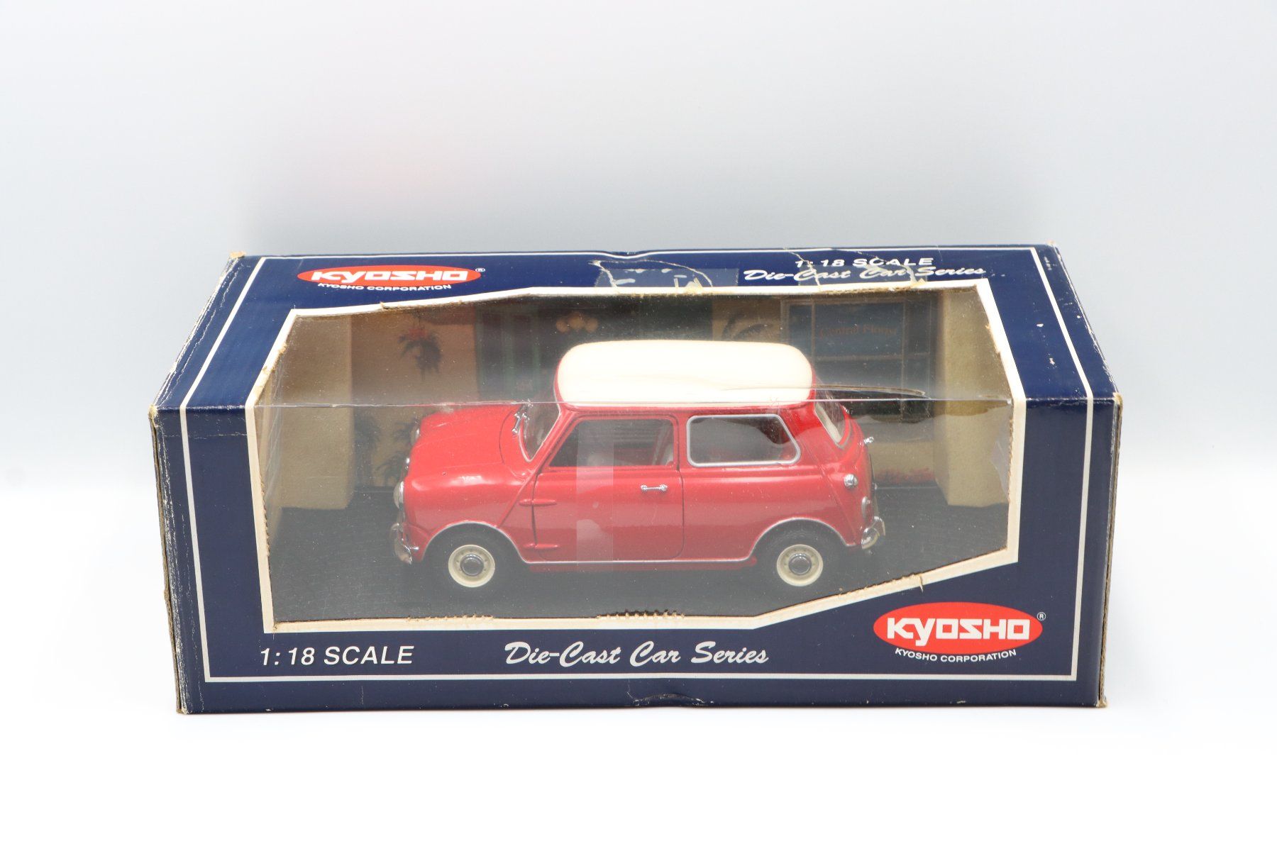Cooper Modellini d'auto: Morris Mini Cooper 1959 1:18 Kyosho – Nuovo e nell'imballaggio originale da Bühl b.Aarberg venduto da modelldiecast 1