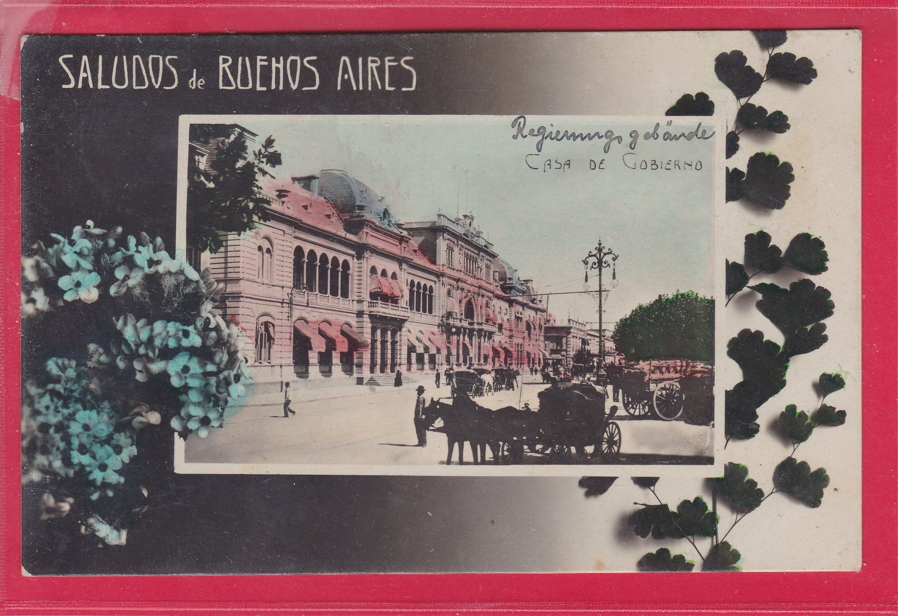 Cartoline postali: SALUDOS DE BUENOS AIRES, 1915 – Usato da Oberrieden venduto da Gebirgsstelze