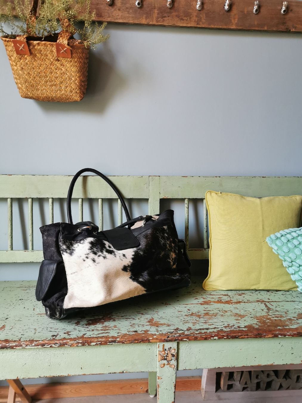 Borse da donna: Originelle Kuhfelltasche echt Leder, Boutique – Usato da Berneck venduto da nerina49 1