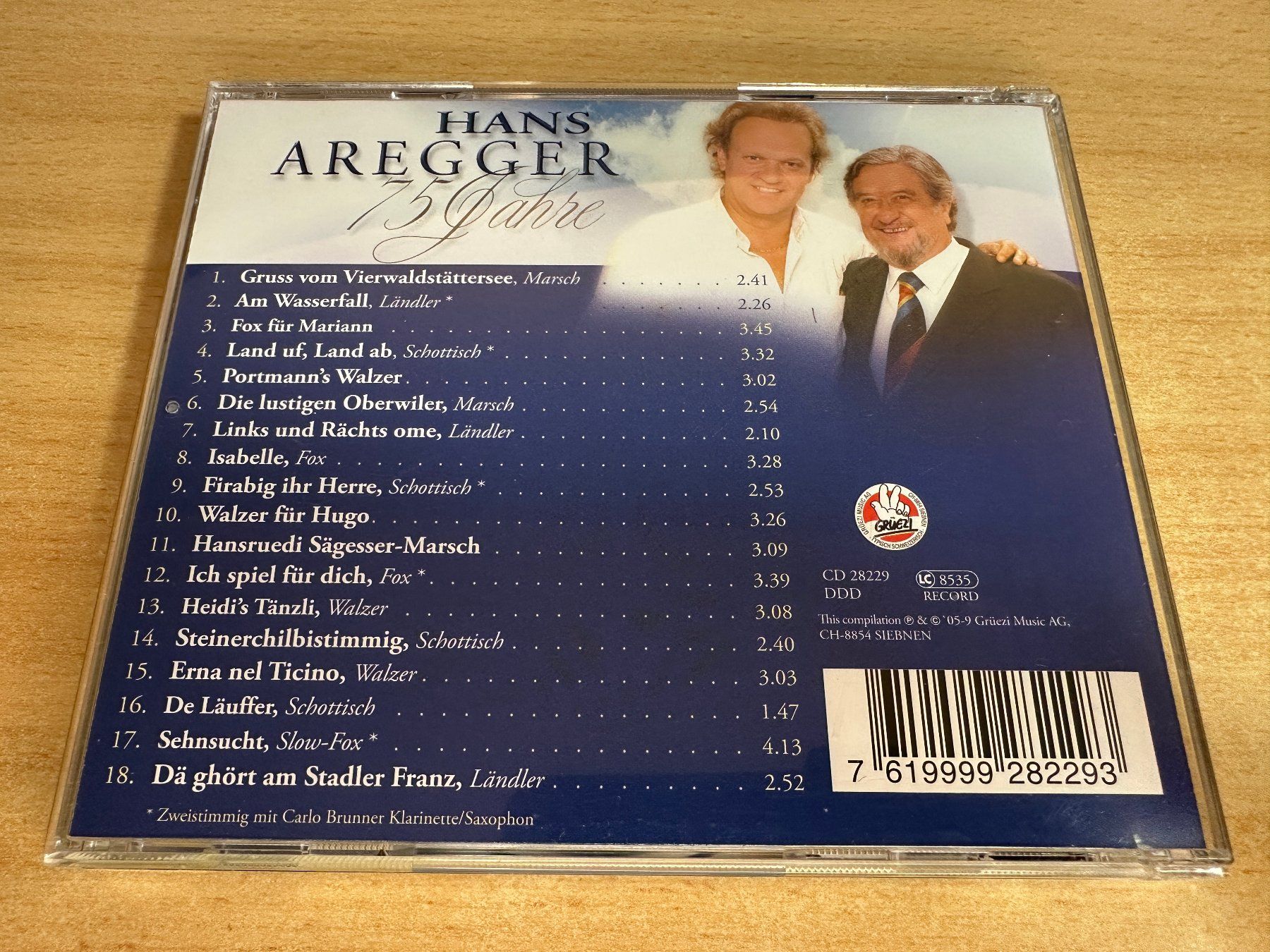 CD: J3 Hans Aregger - 75 Jahre Hans Aregger – Usato da Rikon im Tösstal venduto da Alpenmutz 1